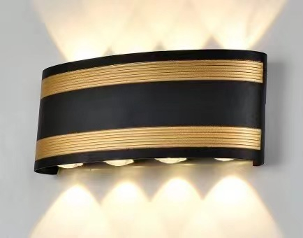 Applique da parete a led oro Lampada da parete a led da parete Lampada da parete a led Lampada da parete a led Lampada da parete su e giù