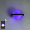 Lampada da parete intelligente da 9W Lampada da parete intelligente app controllata luci Tuya APP Lampada da parete di controllo controllo del telefono cellulare Lampada da parete a LED 