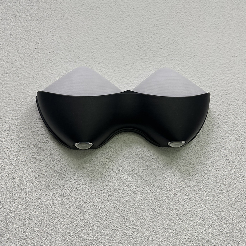 Illuminazione da esterno moderna a parete a led