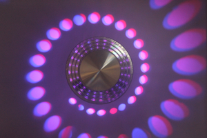 Applique da parete a LED RGB con foro a spirale per decorare la casa al coperto con prezzo economico Luci notturne fantasia Plafoniera Loft Vogue Furniture