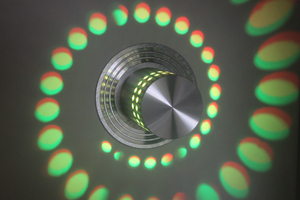 Lampada da parete a soffitto a LED poroso a LED RGB con telecomando Lampada da parete per scale a LED per interni AC85-265 Regalo di Capodanno