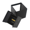 Stile industriale 12W AC85-265V Impermeabile IP65 Fascio regolabile in alluminio Lampada da parete impermeabile per esterni LED Cubo Popolare