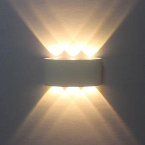 Applique a Led per Interni Decorazione in Alluminio Illuminazione per Interni Su e Giù Applique da Parete Impermeabile Lampada da Parete per Esterni da Giardino