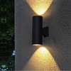 12W COB Up Down Lampada da parete a led per esterni a doppia testa Lampada da parete a cilindro Lampada da balcone per interni Lampada da portico IP65 impermeabile