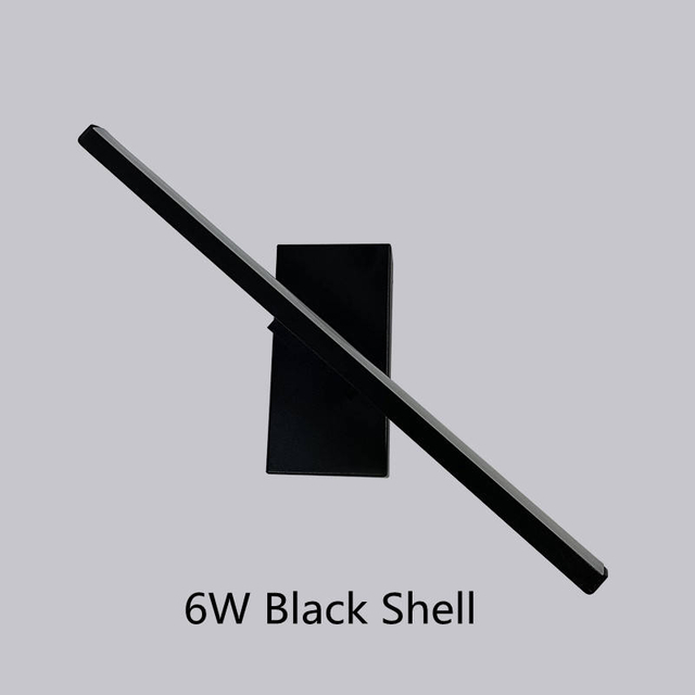 Lampada da parete da comodino camera da letto orientabile angolo regolabile illuminazione a LED per interni lampada da parete semplice striscia in alluminio