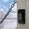 Nuova lampada da parete solare trapezoidale Lampada da parete superiore e inferiore Lampada da esterno IP65 impermeabile per giardino cortile