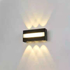 Pannello a parete a strisce impermeabili Evidenziare Lampade da parete da giardino di lusso Illuminazione per montaggio a parete Illuminazione da giardino paesaggistica in alluminio per esterni