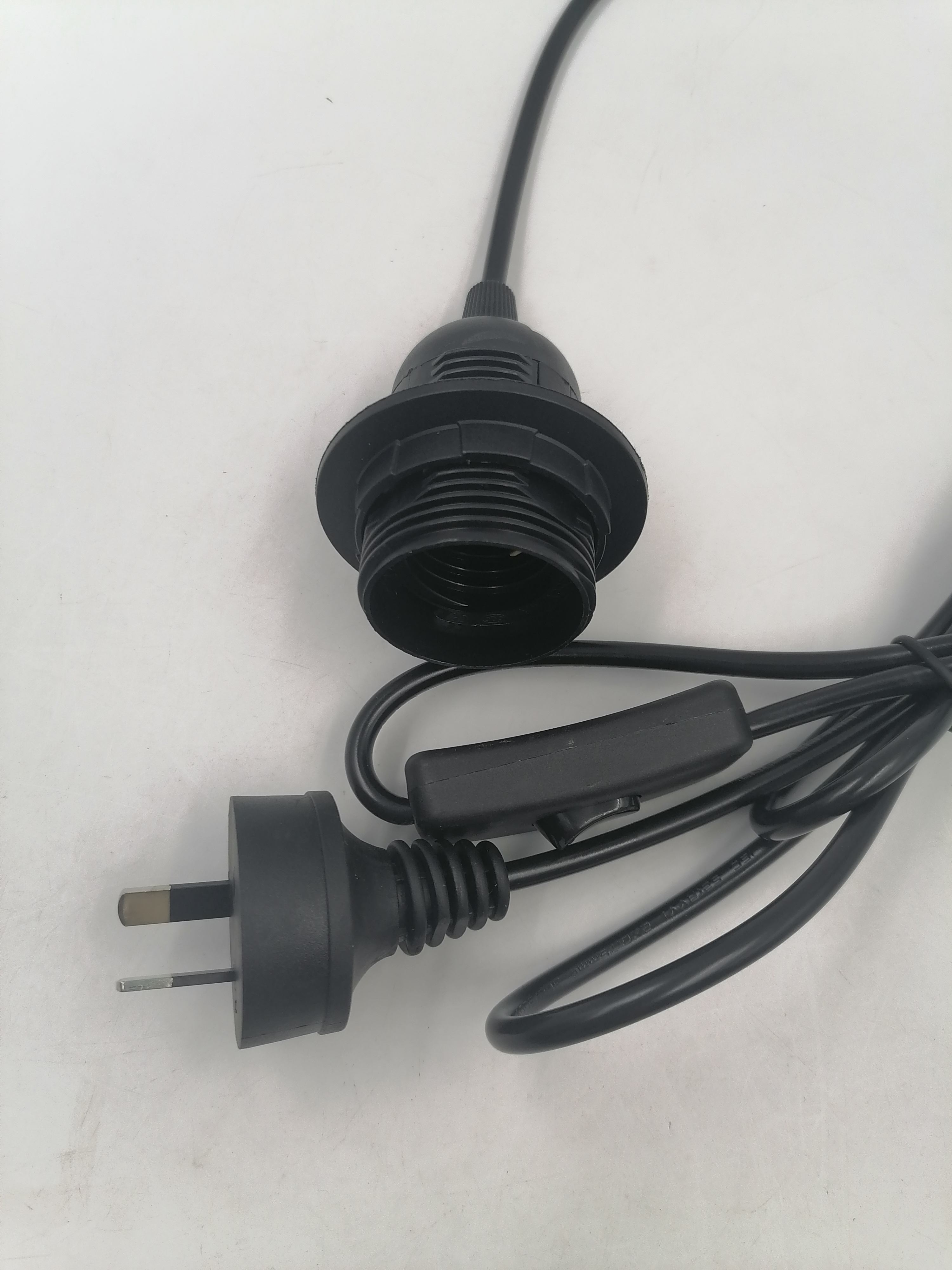 Spina AU Cavo di linea da 1,8 m 303 On Off Cavo di alimentazione per lampada a LED con prolunga del cavo dell'interruttore a pulsante