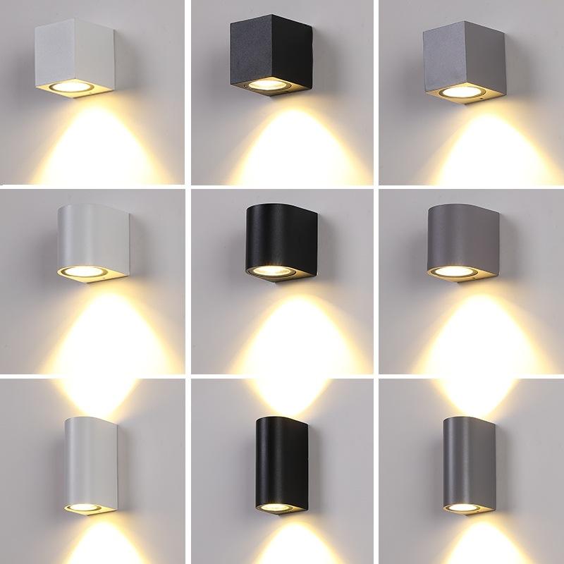 Applique LED IP65 Esterno Impermeabile Giardino 5W/10W Lampada Moderna Corridoio Camera da Letto Soggiorno Interno Hotel Wandleuchte Badezimmer
