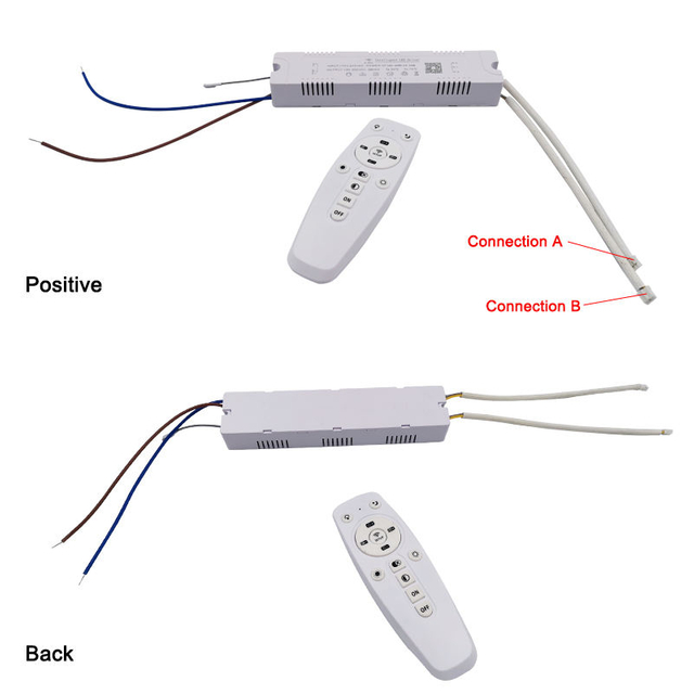 Driver LED di controllo APP Trasformatore LED intelligente remoto 2.4G (20-40W) X2 (40-60W) X2 per lampadario dimmerabile con cambio colore