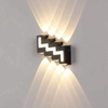 6W 12W impermeabile AC85-265V applique da parete a LED a montaggio superficiale moderno apparecchio nordico lampade da parete per interni soggiorno portico esterno