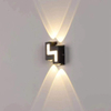 6W 12W impermeabile AC85-265V applique da parete a LED a montaggio superficiale moderno apparecchio nordico lampade da parete per interni soggiorno portico esterno