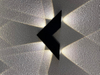 Lampada da parete a forma di V a luce decorativa a led e moderna lampada da parete per interni fabbrica di lampade da parete in alluminio lampada da parete a led