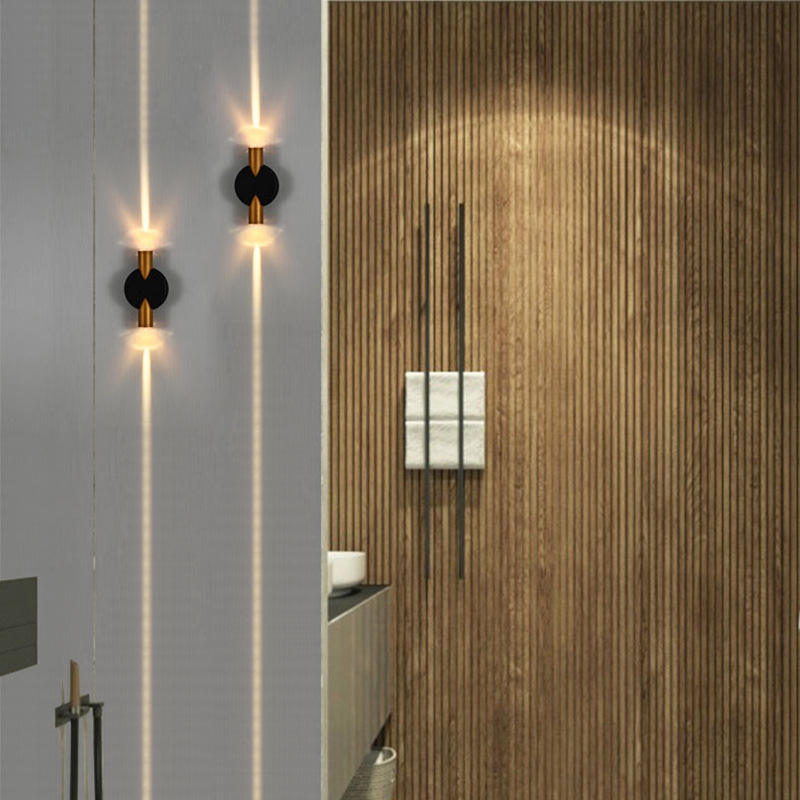 Lampada da parete impermeabile per esterni moderna semplice e creativa Lampade da cortile a LED Lampada da cancello Lampada da parete per balcone