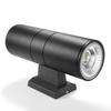 6W 12W COB Up Down Impermeabile IP65 Portico Lampada a doppia testa Cilindro esterno Apparecchio per balcone interno Lampada da parete a LED per applique da parete