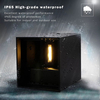 Lampada da parete impermeabile da esterno a cubo LED in alluminio da 12W impermeabile IP65 a fascio regolabile in stile industriale