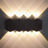 Lampada da parete di personalità nordica Semplice soggiorno a led Sfondo Lampada da parete rotonda Lampada da parete per hotel Illuminazione a forma di diamante