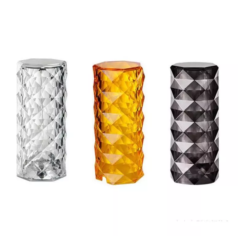 Regalo di compleanno per ragazza Lampada da tavolo in acrilico Lampada da tavolo Atmosphere Sense Lampada da tavolo ricaricabile USB Lampada da tavolo romantica