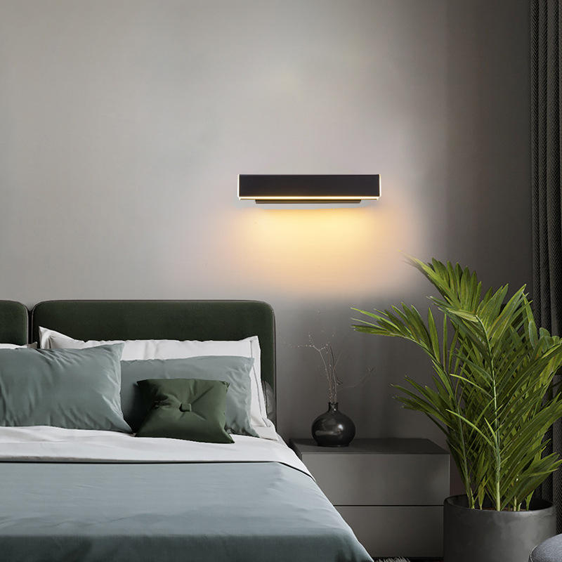 Moderne Lampada da parete a LED 360 Draaibare Slaapkamer Nachtkastje 6W AC85V-260V Lampada a luce notturna a Led per la casa