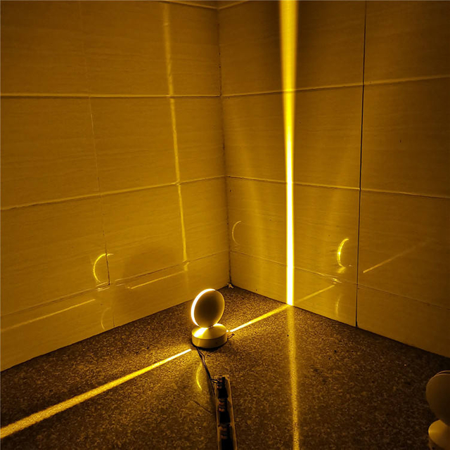 2023 LED Davanzale della finestra Cornice della porta Lampada da parete Spot Luci Hotel KTV Bar Corridor Trick Light 360 Degree Line Ray Window Lamps