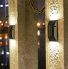 Prodotto più recente Abs Indoor Hotel Decorative Light Outdoor Ip65 Lampada da parete a led solare impermeabile pannello solare Led Street Light