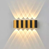 Nuova lampada da parete a LED per esterni Lampada da parete impermeabile per interni ed esterni Cortile Camera da letto Corridoio Balcone Faretto da parete