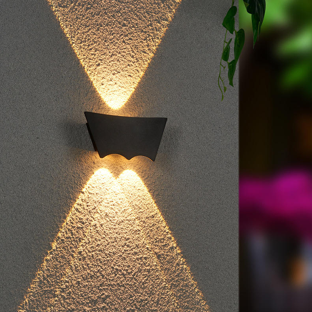 Moderna applique da parete a LED impermeabile IP65 Up Down 10W Illuminazione per esterni Home Hotel Negozio Corridoio Portico Sconce Lampade da parete AC 220V 110V