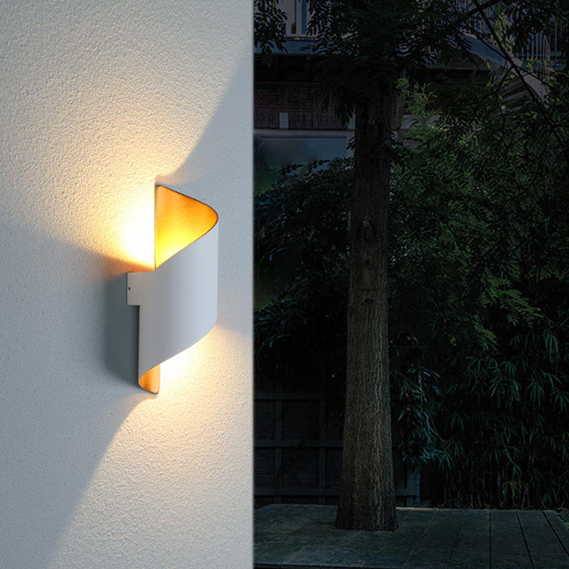 Indoor Outdoor 10W Up And Down Lampada da parete AC85-265V IP65 Applique da parete a led per scale in alluminio Decora applique da parete a LED per camera da letto