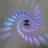 Lampada da parete a LED con foro a spirale Lampada da parete a 16 colori Lampada da parete con telecomando adatta per Hall KTV Bar Lampada da parete artistica per la decorazione della casa