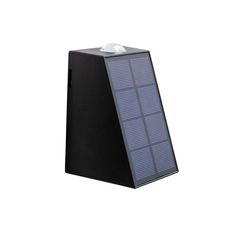 Lampada da parete a energia solare da giardino per esterni, decorazione da giardino, impermeabile su giù, a induzione, a rondella, applique Extrior altamente efficiente