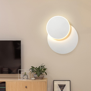 Lampada da parete a LED Lampada girevole a 360 gradi nel punto a parete per scale Camera da letto Lampada da parete per soggiorno luce di fantasia per la casa