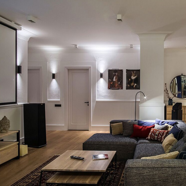 Lampada a LED dal design creativo 12W Applique da parete per interni Lampada da parete per esterni moderna nordica impermeabile per interni Homall E Decor Lampara