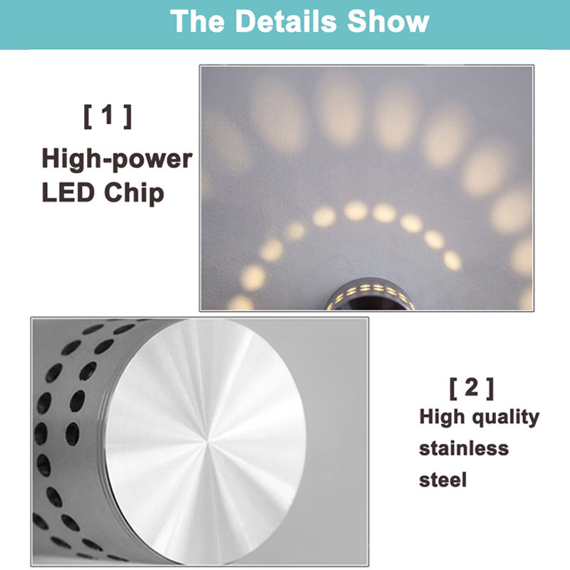 Lampade di buona qualità Lampada da parete per interni Rgb luci a led estetiche