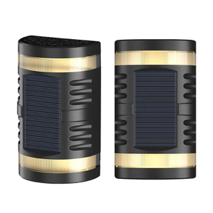 Lampada da parete impermeabile IP65 per esterni Lampada da parete solare a forma di cavo Lampada da parete a LED per giardino decorativo Vendite dirette in fabbrica