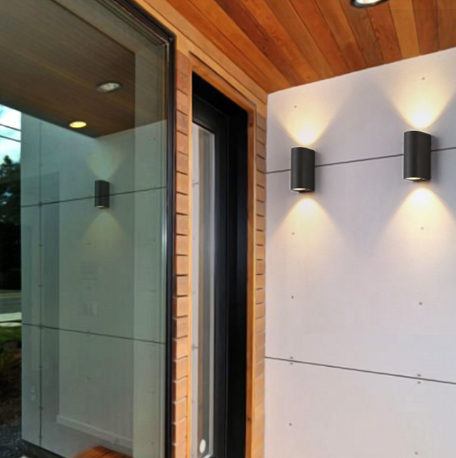 Up Down Hagood Lampada da parete 10W Alluminio Decorare Applique da parete Applique da giardino Illuminazione da parete impermeabile