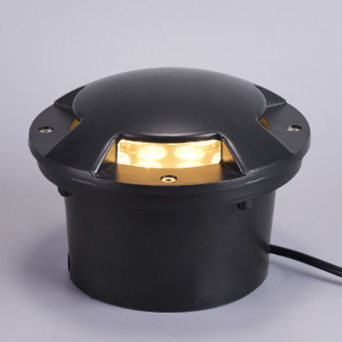 Lampada sepolta a trasmissione di luce laterale Lampada da terra a LED incorporata Faretto da esterno impermeabile
