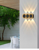 Lampade da parete 2W 3W 5W 6W 7W 8W Led a nido d'ape Oro e nero Luce su e giù Lampada a LED Stile di illuminazione Lampada da ufficio moderna