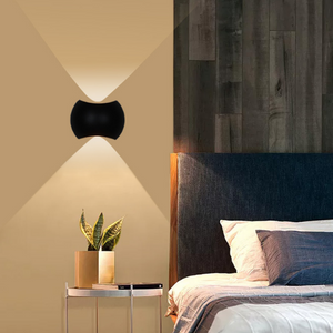 Moderno Minimalista Outdoor Indoor Hotel Corridoio Corridoio Porta Cortile Scala Portico LED Impermeabile Luna Lampada da parete Merci