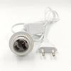 Cavo di alimentazione da 1,8 m Cavo E14 Basi per lampade Spina europea 303 Cavo interruttore per lampadina a sospensione LED E14 Lampada a sospensione Supporto per presa di sale