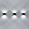 12W IP65 Illuminazione per esterni Lampada da parete moderna Lampada da parete a LED impermeabile per interni Soggiorno Applique da parete a led quadrata chiara