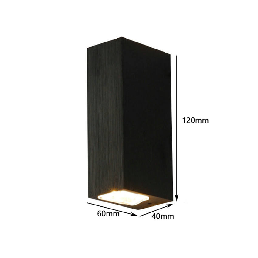 Lampada da parete moderna di piccole dimensioni da 6W Illuminazione per esterni Lampada a LED impermeabile per interni Soggiorno corridoio Park Landscape Garden Light