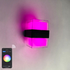 Tuya Graffiti Intelligent App Control RGBW Cambia colore Illuminazione per esterni Impermeabile IP65 Giardino Smart Wifi Lampada da parete a LED
