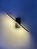 Lampade da parete moderne a LED 330 Camera da letto girevole 6W AC85V-265V Applique da parete Lampada nera Corridoio Decorazione per interni Illuminazione