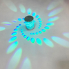 Lampada da parete a LED a fiore RGB Lampada da parete a proiezione remota a parete Apparecchio da parete colorato per bar per feste Lobby KTV Decorazione domestica