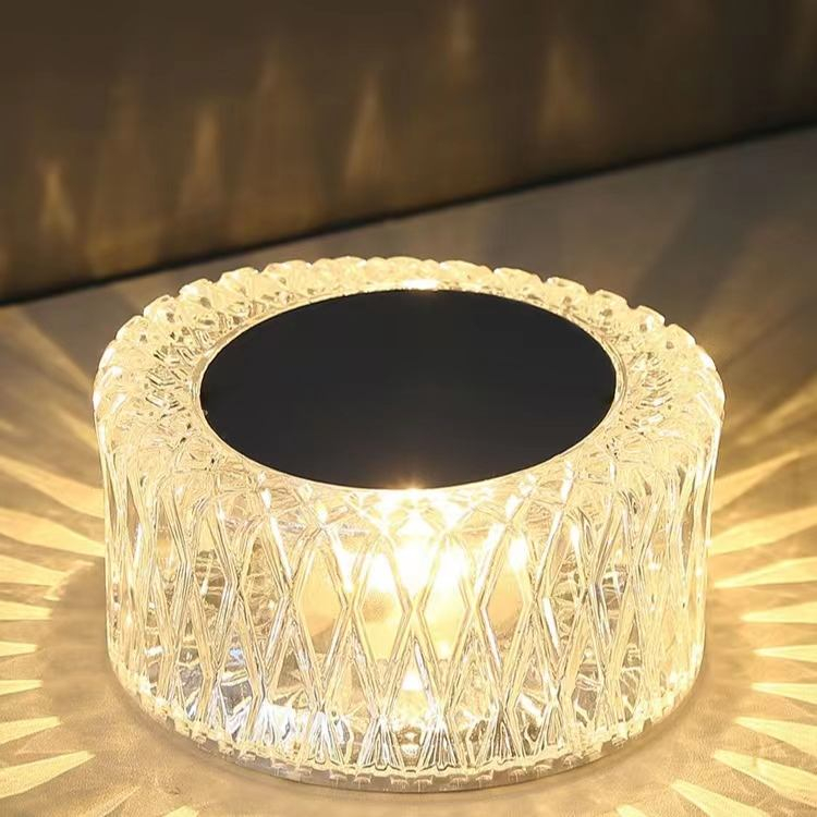 Lampada da tavolo Atmosfera popolare Luce Creatività transfrontaliera Moderna semplice luce ricaricabile Luce notturna romantica