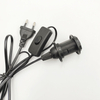 Portalampada CE Portalampada Base lampada in plastica E14 Spina tonda anello in plastica 301Dimmer interruttore 303 interruttore Spina lampada sale himalayano
