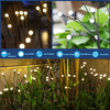 Lampada solare Firefly Lampada solare per erba Lampada solare a LED per esterni Luci decorative per esterni da giardino Luci multicolori a LED a energia solare per cantieri