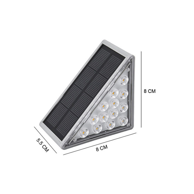 Applique da parete a energia solare Lampade da parete a LED impermeabili per esterni per cortile Street Landscape Lampada da giardino Lampada da parete per esterni solare