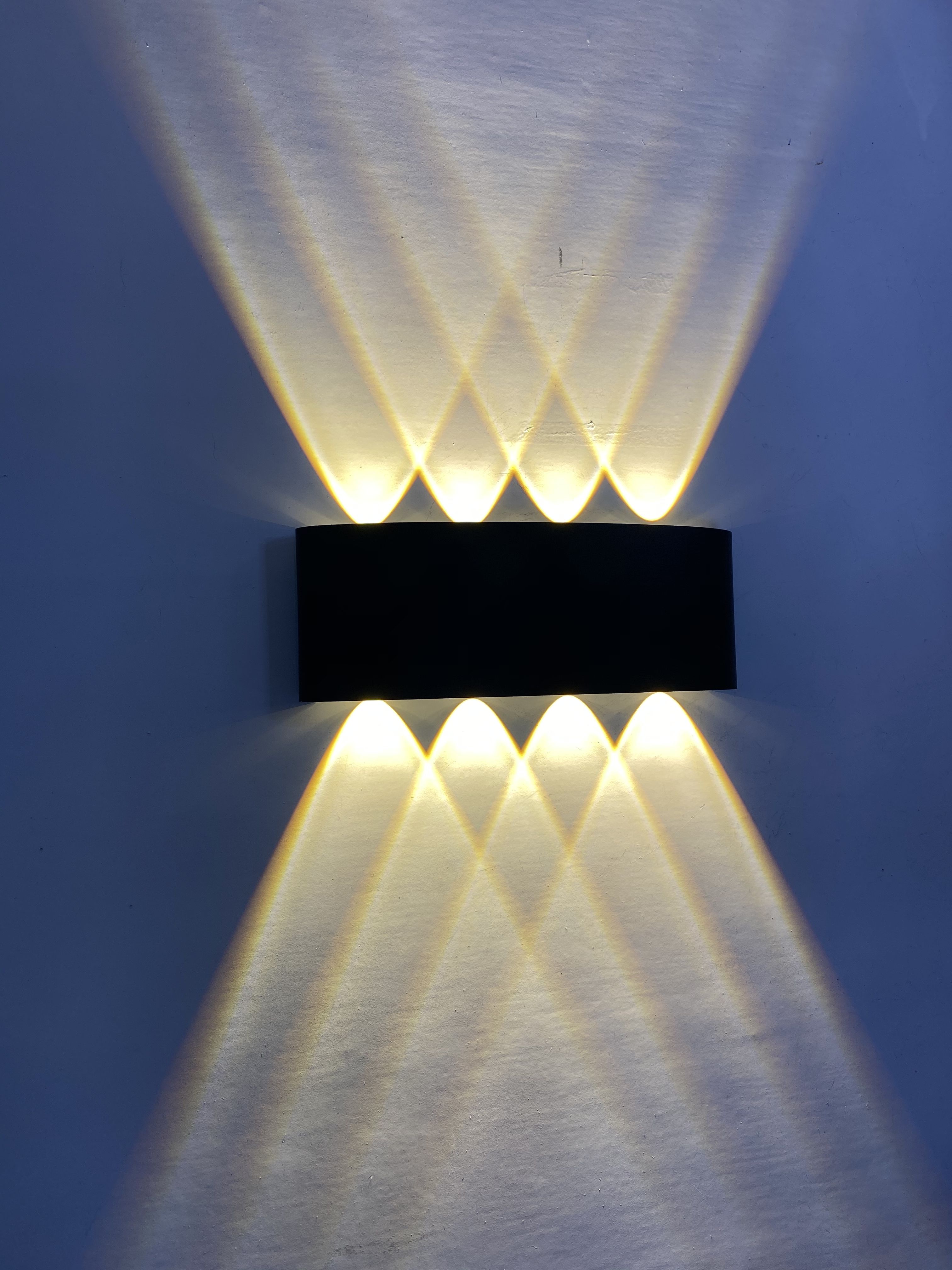Telecomando APP 6W 8W LED Up down lampada da parete RGB camera da letto comodino decorazione lampada a bacchetta AC85-265V illuminazione progetto industriale