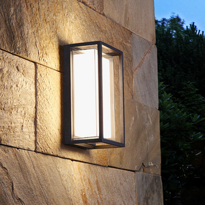 Lampada da parete a LED minimalista moderna in acrilico IP65 impermeabile 9W Lampada da parete a LED per esterni per interni per illuminazione stradale da giardino Astratto